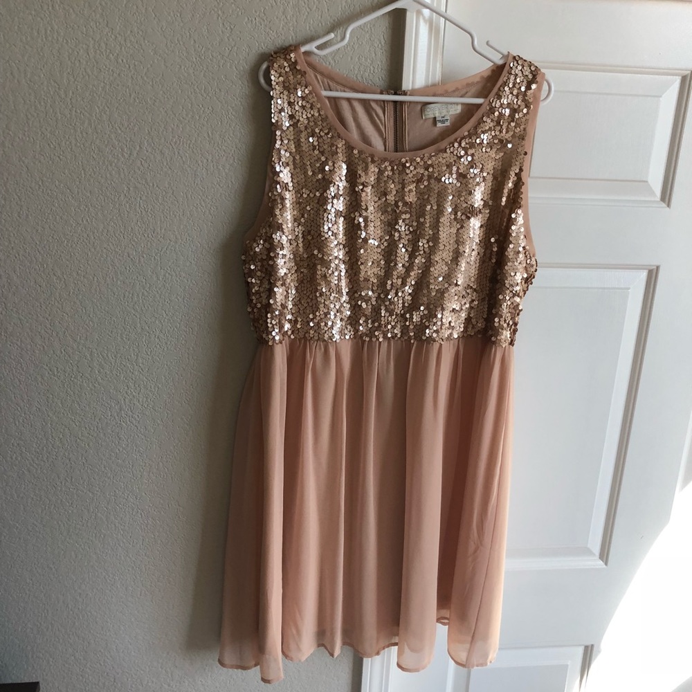 Forever 21 sequins top dress
